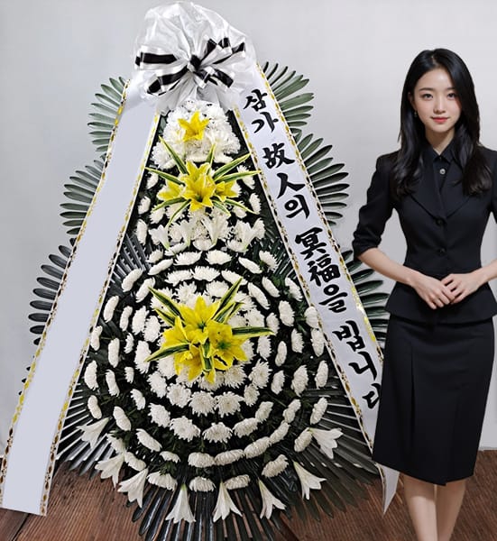 혜민병원 장례식장 특대형 화환